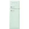 SMEG FRIGORIFERO DOPPIA PORTA SMEG FAB30RPG6, Capacità netta totale 294 l, Rumorosità: 34 dB(A), 3 ripiani, Dimensioni: L 60 cm A 172 P 76,8 cm, Verde Pastello, Classe C