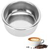 Agatige Filtro per Caffè Filtro in Acciaio Inox, Doppia Tazza di Caffè 54 Mm Non Pressurizzato Riutilizzabile Permanente Filtri per Caffè Cesto Accessori Ricambio per Macchina da Caffè Espresso Portafiltro