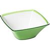 Omada Design Ciotola Cucina da 1,3 L, Insalatiera in Acrilico Infrangibile, Lavabile in Lavastoviglie, Made in Italy, Linea Square, Verde