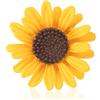 Agatige 4 Spille a Forma di Girasole, Mini Spille da Celebrazione in Lega Per Gioielli con Fiore, Per Donne E Ragazze