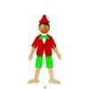 Trudi Peluche pinocchio jumping jack m - trudi