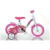 DINO BIKES Bici unicorno 10" bambina 3-4 anni dino bikes made italy stabilizzatori sicura