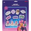 K-POP DEMON HUNTERS Set 10 gomme da cancellare k‑pop demon hunters ufficiale - cartoleria scuola