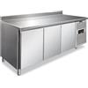 Tavolo congelatore 3 porte con alzatina -22°/-18° C | 179,5 x 60 x 96 cm
