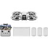 DJI Neo Combo Fly More mini drone con fotocamera UHD 4K per adulti 135g drone che