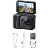 Insta360 GO Ultra Nero Mini action cam 4K vlog camera fotocamera POV a mani libere