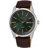 Seiko Orologio solare uomo Seiko 100 m cristallo zaffiro resistente all'acqua SNE529P1