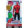 Hasbro - Spiderman Serie Titan Heroes - Figura d'azione con equipaggiamento da attacco Goblin