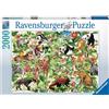 Ravensburger Spielverlag Ravensburger, puzzle Premium con 2000 pezzi Softclick tema giungla in cartone extra spesso, colorato