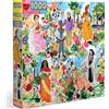 EEBOO Puzzle quadrato Giardino dei poeti 1000 pezzi
