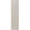 benuta tappeto da interno ed esterno Lou Bianco 70x200 cm tappeto soggiorno tappeto da esterno rettangolare fantasia moderno pelo corto scandinavo