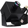 bez marki Telecamera USB 4K ELP-USB4KCAM01H-H120 con obiettivo HDMI a 120° e zoom x2