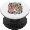 Lakelandwholesale1 Shirt Company Ritorno agli anni '90 Retro Estetica Tiger Cassette PopSockets PopGrip Adesivo