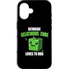 Fantasy Creature Humor Gelatinous Cube Custodia per iPhone 16 Caution Gelatinous Cube ama abbracciare