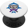 Jiu Jitsu Shark - Divertente Bjj Shark J Le Cinture Bianche Sono Amici, Non Cibo - Simpatico Squalo PopSockets PopGrip Adesivo