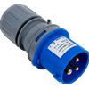MANTES Spina elettrica MANTES 3P, spina maschio, portatile, 16A, 230V