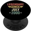 Legend Since Birthday Legendary Since July 2000 PopSockets PopGrip Adesivo