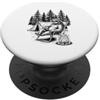 Camping Outdoor Nature Lover Gifts Camping Sloth Lazy Camper Outdoor Nature Wildlife PopSockets PopGrip Adesivo
