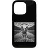 German Shepherd Puppy Lover PS Custodia per iPhone 13 Pro Divertente Pastore Tedesco Selfie UFO Astronave Aliena Amante dei Cani