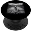 Great Dane Puppy Lover PS Divertente Alano Selfie UFO Astronave Aliena Amante dei Cani PopSockets PopGrip Adesivo