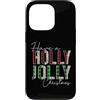 Have A Holly and Jolly Merry Christmas S Custodia per iPhone 13 Pro Plaid leopardato con bufalo Have A Holly and Jolly Merry Christmas