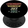 Legend Since Birthday Legendary Since July 2012 PopSockets PopGrip Adesivo