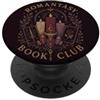 Romantic Fantasy Readers Romantasy Book Dark Fantasy Romance Reader Moon Candle Book Club PopSockets PopGrip Adesivo