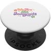 Human Rights Designs Siamo Tutti Immigrati Sostenitori Rifugiati Pro Immigrant PopSockets PopGrip Adesivo