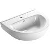 CERAMICA GLOBO Lavabo Grace Globo 55x45 cm in Ceramica Sospeso o su Colonna Bianco Lucido - Cod. Articolo: GRN55.BI