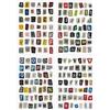 YEDPGUE Lettere Adesive Colorate, 4 Fogli 181 Pezzi