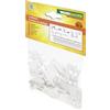 Windhager Gancio a Botte per Il Fissaggio di Vele da Sole, Tenda da Sole in Corda, 30 Pezzi Set con Viti in Acciaio Inox, 10701