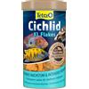 Tetra Cichlid XL Flakes - Mangime per pesci in fiocchi per ciclidi e altri pesci ornamentali, secchio da 10 L