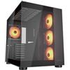 COUGAR CASE MID TOWER CUBE FV 150 RGB BLK D.CHAMBER 3120+120mm ARGB FAN