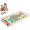Generico Puzzle di Legno per i Piccoli,Giocattolo Rompicapo a Forma di Pesce | Giochi Educativi di Puzzle in Legno per Bambini in Età Prescolare - per Ragazzi Ragazze e Bambini per Compleanno Vacanze e Feste