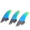 Bediffer Tavola da Surf in Fibra di Vetro Pinna Caudale Elegante Sfumatura Verde Blu per Vacanze in Spiaggia e Al Mare