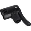 FortunateSweet Adattatore valvola per bicicletta, ugello pompa a doppia testa per pneumatici da strada e MTB, robusto connettore per gonfiaggio dell'aria in ABS, capacità 150 psi, nero, 40 x 61 mm