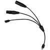 Nanlite Cavo splitter DMX CB-DMX-USBC-1/3, per PavoBulb 10C e PavoTube T8-7X "
