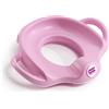OKBABY Sofa - Riduttore per WC con Bordo Antiscivolo - Schienale Alto per Massimo Comfort e Ampie Maniglie per Massima Stabilità del Bambino - Rosa