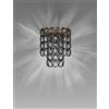 Vistosi MINIGIOGALI APPLIQUE A PARETE NERO MONTATURA BRONZO OPACO 1 LUCE ATTACCO E14