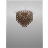Vistosi MINIGIOGALI LAMPADARIO A SOFFITTO 50 CRISTALLO BRONZO MONTATURA BRONZO OPACO 4 LUCI ATTACCO E27