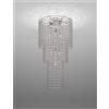 Vistosi MINIGIOGALI LAMPADARIO A SOFFITTO CA3 CRISTALLO TRASPARENTE MONTATURA CROMO LUCIDO 7 LUCI ATTACCO E27