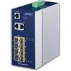 PLANET IGS-10080MFT switch di rete Gestito Gigabit Ethernet (10/100/1000) Blu, Bianco [IGS-10080MFT]