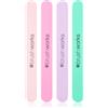 Brushworks Nail Files Pastel 4 pz