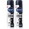 Nivea Men Black & White Invisible Original 2x150 ml