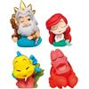 Disney La Sirenetta Katazun Miniature Figure 4 Set Completo Disney Gashapon JP