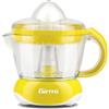 Girmi SR02 Spremiagrumi Elettrico, 2 Coni, 700 ml, 25 W, Giallo-Bianco