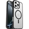 OtterBox Cover per iPhone 16 Pro Max Sleek Series MagSafe, resistente a shock e cadute fino, cover ultrasottile, testata a norme MIL-STD 810G, Trasparente/Nero, Senza Retail Package
