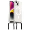 OtterBox React Necklace cover con MagSafe per iPhone 17e, 16e, 14, resistente a shock con cordino a collana, adattabile e intercambiabile, testata a norme MIL STD 810G, Stardust, Senza Retail Package
