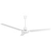 Orbegozo Ventilatore da soffitto Orbegozo CF 86140, diametro 140 cm, 70 W, 5 velocità, comando a parete, 3 pale in metallo, bianco