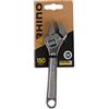Rhino - Chiave inglese regolabile a grande apertura, chiave inglese lunga - Lunghezza 150 mm - Alta qualità - Realizzato in acciaio (cromo vanadium) - Garanzia a vita - Diverse misure disponibili